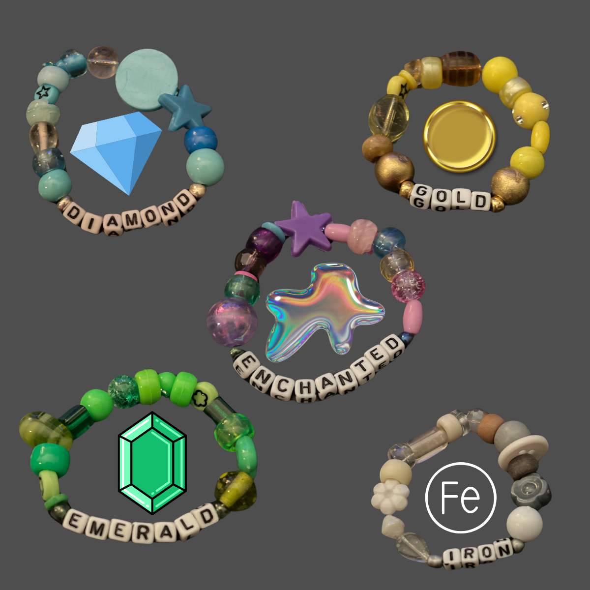 Precious Gems Bracelet Set
